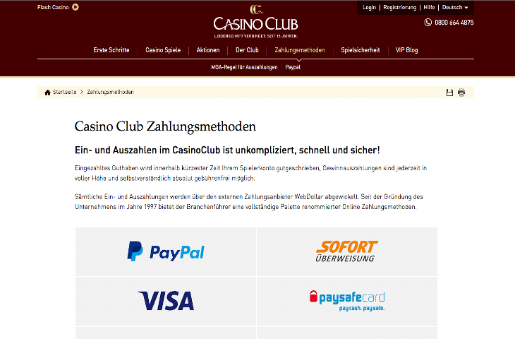 CasinoClub_Zahlungsmethoden