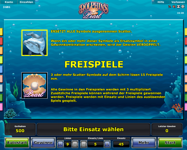 novoline_dolphins_pearl_freispiele