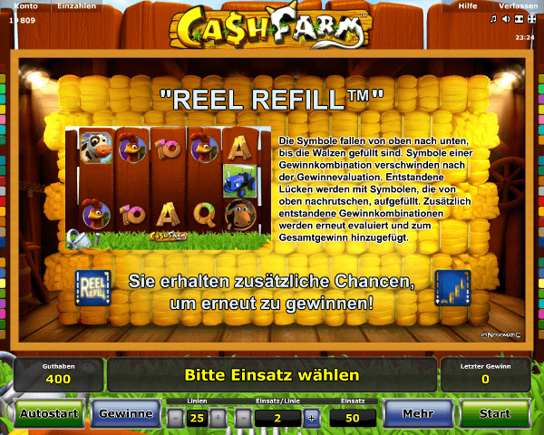 Cash Farm Reel Refill