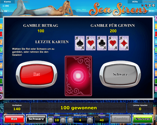 Sea Sirens Gambling