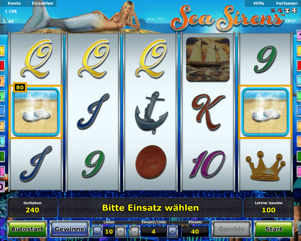 Sea Sirens Spielautomat