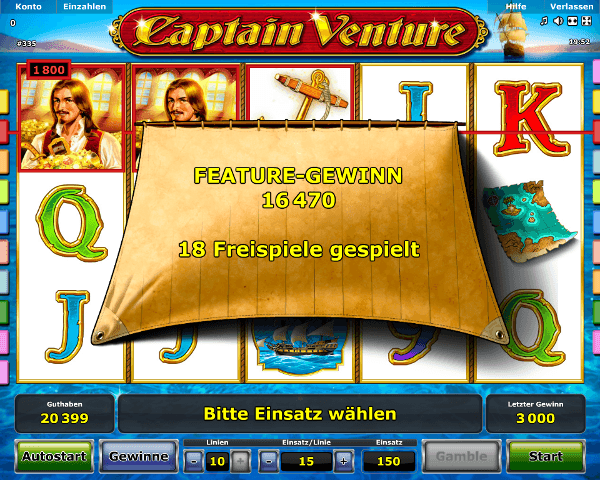 Captain Venture Bonus Feature