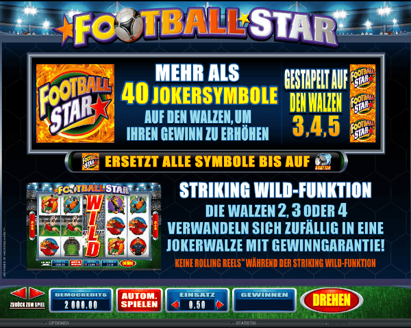 Football Star Bonus Feature