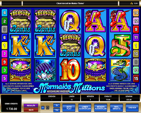 Mermaids Millions Spielautomat