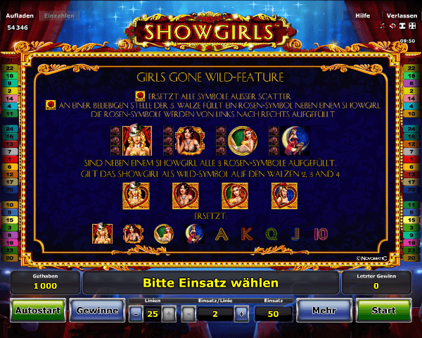 Showgirls Wild Feature