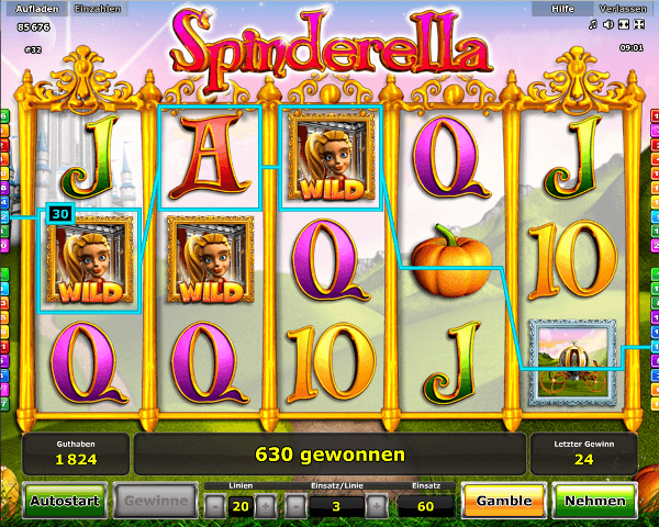 Spinderella Spielautomat