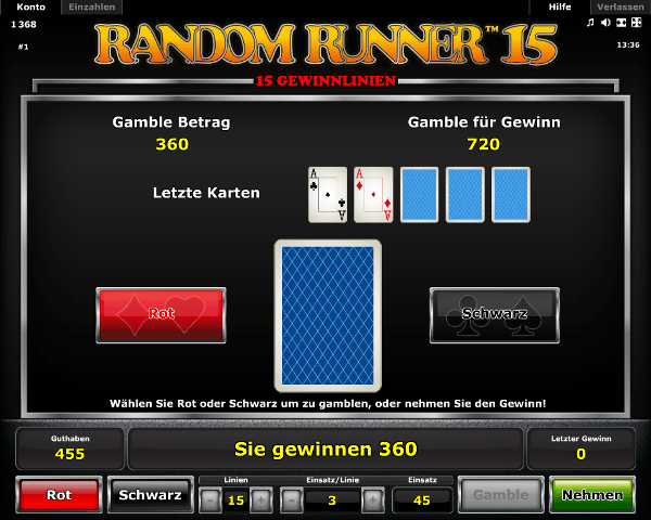 Random Runner 15 Gambling