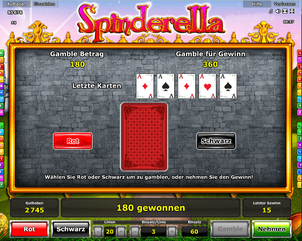 Spinderella Gambling