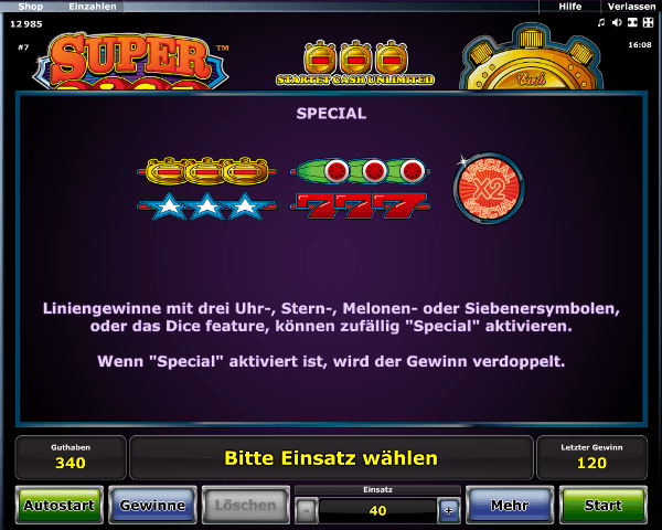 Super Dice Special