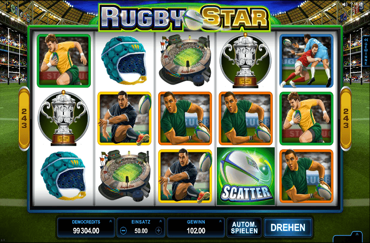 Rugby Star Spielautomat