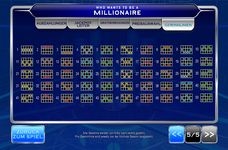 Playtech_Who_Wants_to_be_a_Millionaire_Gewinnlinien