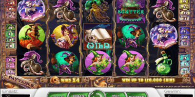 Der Spielautomat Wild Witches im Mr Green Casino