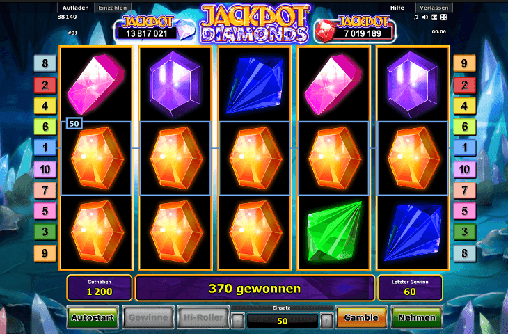 Spielautomat_Novoline_Jackpot_Diamonds