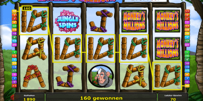 Der Monkey’s Millions Spielautomat mit Jackpot