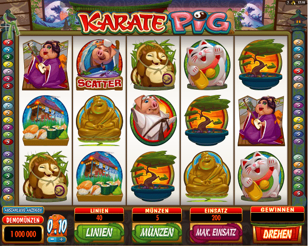 Karate_Pig_Microgaming_Spielautomat