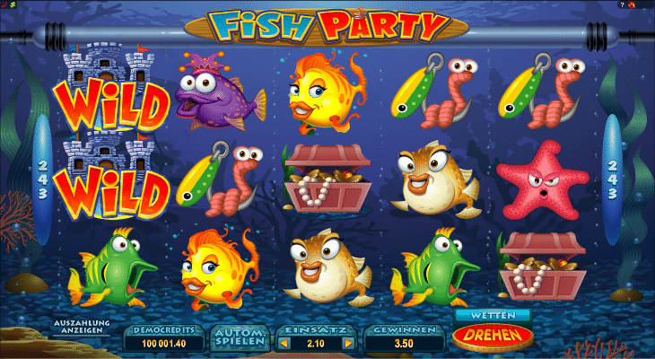 Fish_Party_Microgaming_SPielautomat