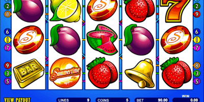 Der Summertime Spielautomat im Betway Casino