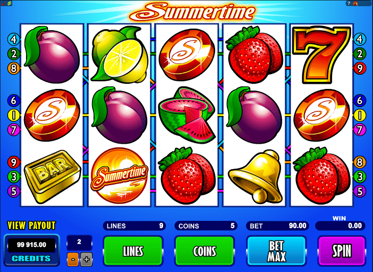 Summertime_Spielautomat_Microgaming