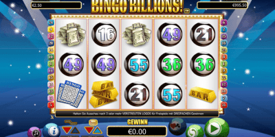 Der Bingo Billions! Spielautomat im InterCasino