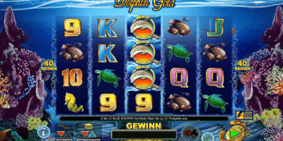 Der Spielautomat Gold Dolphin im InterCasino