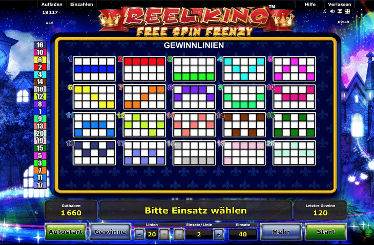 novoline_reel_king_free_spin_frenzy_gewinnlinien