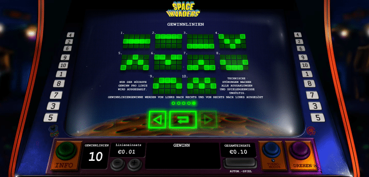 playtech_space_invaders_gewinnlinien